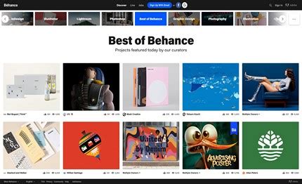 behance.net gallery|websites like behance.